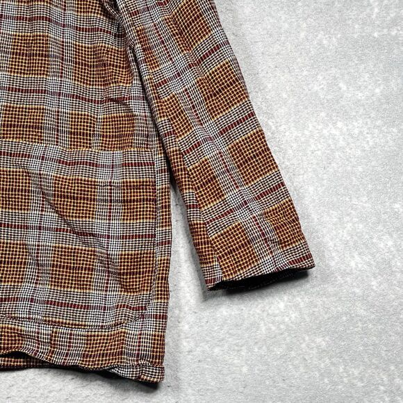 Free People Simply Plaid Blazer Jacket Womens Size XS Multicolored Plaid - Picture 4 of 12